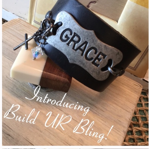 🙏🏻GRACE🙏🏻Brown Leather Cuff🙏🏻Custom🙏🏻 - Picture 4 of 6